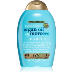 OGX Argan Oil Of Morocco Extra Strenght erneuerndes Shampoo für stark beschädigtes dünnes Haar