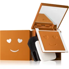 Benefit Hello Happy Velvet Powder Foundation das pudrige Kompakt-Make-up Farbton 10 Deep Warm