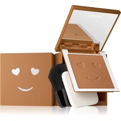 Benefit Hello Happy Velvet Powder Foundation das pudrige Kompakt-Make-up Farbton 11 Dark Neutral