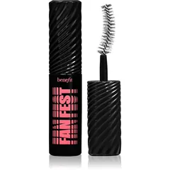 Benefit Fan Fest Fanning & Volumizing Mascara Mini Wimperntusche für mehr Volumen und Fülle Farbton Hyper Black