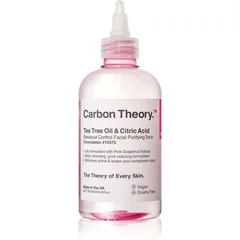 Carbon Theory Tea Tree Oil & Citric Acid tiefenreinigendes Tonikum für problematische Haut, Akne