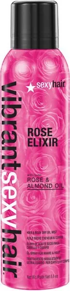 Sexyhair Vibrant Rose Elixir Hair & Body Dry Oil Mist