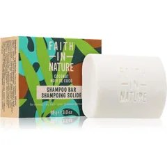 Faith In Nature Coconut & Shea Butter Organisches Shampoo als Waschstück spendet Feuchtigkeit und Glanz