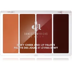 Danessa Myricks Beauty Dewy Cheek & Lip Palette Lidschatten & Kontourpalette für das Gesicht Farbton Dew It Undercover