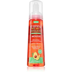 CANTU Avocado Styling Mousse Stylinggel für welliges und lockiges Haar