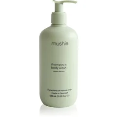 Mushie Organic Baby Duschgel & Shampoo 2 in 1 für Kinder Green Lemon