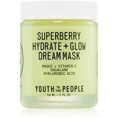 Youth To The People Superberry Hydrate + Glow Dream Mask Maske für hydratisierte und strahlende Haut