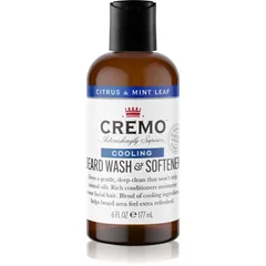 Cremo 2 in 1 Beard Wash & Softener Bartshampoo für Herren Citrus & Mint Leaf