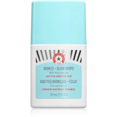 First Aid Beauty Bronze + Glow Drops Feuchtigkeit spendendes Bronzing-Serum für einen gleichmäßigen Teint