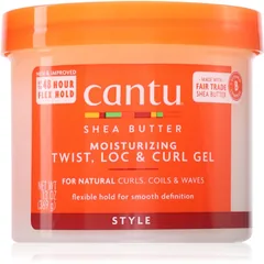 CANTU Shea Butter Moisturizing Twist, Loc & Curl Gel Stylingcreme für Definition und Form