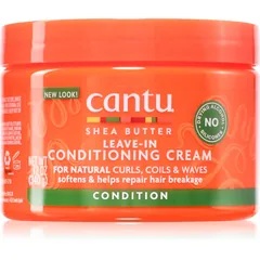 CANTU Shea Butter Leave-In Conditioning Cream Conditioner ohne Ausspülen für welliges und lockiges Haar