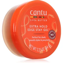 CANTU Shea Butter Extra Hold Edge Fixierspray für welliges und lockiges Haar mit Sheabutter