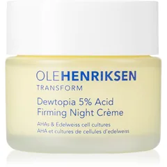 OLEHENRIKSEN Transform Dewtopia 5% Acid Firming Night Crème festigende Nachtcreme mit AHA
