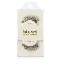 Bloom Natural künstliche Wimpern aus Naturhaar No. 82 Black 1 cm