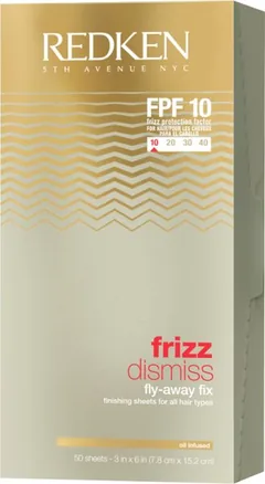 Redken Frizz Dismiss Fly Away Fix Sheets .