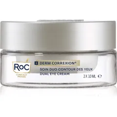 RoC Derm Correxion Dual Eye Anti-Faltencreme für den Augenbereich 2 in 1 2x
