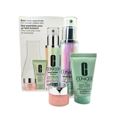 Clinique Skin School Even Tone Essentials Set Corrector + Scrub + Eye Cream