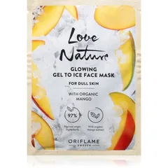 Oriflame Love Nature Gel To Ice Organic Mango aufhellende Gesichtsmaske