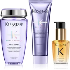 Kérastase Blond Absolu + Elixir Ultime vorteilhafte Packung für blonde Haare