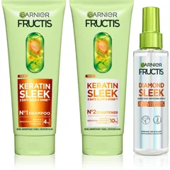 Garnier Fructis Sleek Routine Set für trockenes Haar