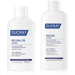 Ducray Kelual DS Set bei seborrhoischer Dermatitis und schwerer Schuppenbildung