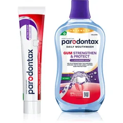 Parodontax Ultra Clean & Gum Strengthen & Protect Set für die Zähne