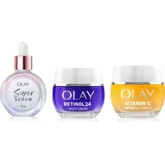 Olay Super Serum & Retinol 24 & Vitamin C Set für schöne Haut