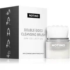 Notino Spa Collection Double-sided cleansing brush Reinigungsbürste für die Haut Grey