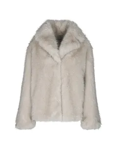 WEEKEND MAX MARA Jacke in Felloptik WKIOZIOSO creme | 36