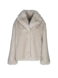 WEEKEND MAX MARA Jacke in Felloptik WKIOZIOSO creme | 38