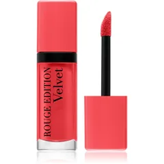 Bourjois Rouge Edition Velvet flüssiger Lippenstift mit Matt-Effekt Farbton 04 Peach Club