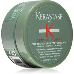 Kérastase Genesis Homme Cire D'Épaisseur Texturisante modellierende Stylingpaste für feines oder schütteres Haar für Herren