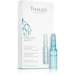 Thalgo Spiruline Boost Energising Booster Concentrate Essenz gegen Falten mit Vitamin C 7 x