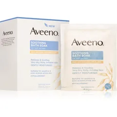 Aveeno Soothing Bath Soak Puder für das Bad 8x