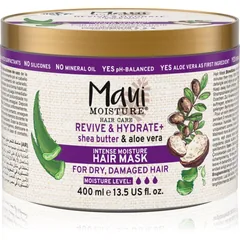 Maui Moisture Revive & Hydrate + Shea Butter & Aloe Vera Feuchtigkeitsspendende Maske mit ernährender Wirkung für das Haar