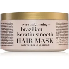 OGX Brazilian Keratin Smooth glättende Maske mit Keratin