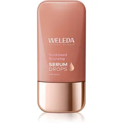 Weleda Serum Drops Sunkissed Bronzing feuchtigkeitsspendendes Hautserum mit leichtem Bräunungseffekt