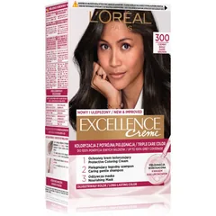 L’Oréal Paris Excellence Creme Haarfarbe Farbton 3 Ciemny brąz