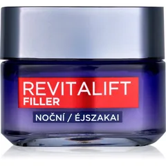 L’Oréal Paris Revitalift Filler faltenfüllende Nachtcreme gegen die Alterung