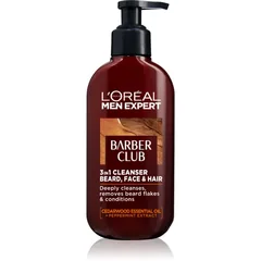 L’Oréal Paris Men Expert Barber Club Reinigungsgel für Bart, Gesicht und Haare