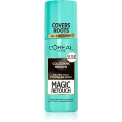 L’Oréal Paris Magic Retouch Spray zum sofortigen Kaschieren der Farbunterschiede durch nachwachsende Haare Farbton Cold Dark Brown