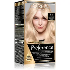 L’Oréal Paris Préférence Haarfarbe Farbton 9.1 Viking Light Ash Blonde