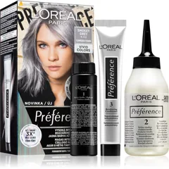 L’Oréal Paris Préférence Vivids Haarfarbe Farbton 9.112 smokey grey