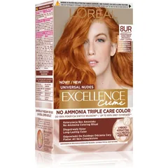 L’Oréal Paris Excellence Universal Nudes Permanent-Haarfarbe Farbton 8UR Universal Light Copper