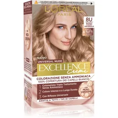 L’Oréal Paris Excellence Universal Nudes Permanent-Haarfarbe Farbton 8U Biondo Chiaro Universale