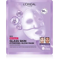 L’Oréal Paris Revitalift Filler Glass Skin Hydrogel-Maske mit aufhellender Wirkung