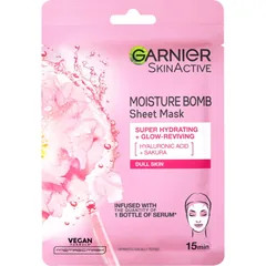 Garnier Textil Masks Hydra Bomb Feuchtigkeitsspendende Tuchmaske