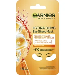 Garnier Textil Masks Hydra Bomb Maske für die Augenpartien mit Hyaluronsäure