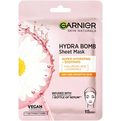 Garnier Textil Masks Hydra Bomb Beruhigende Tuchmaske