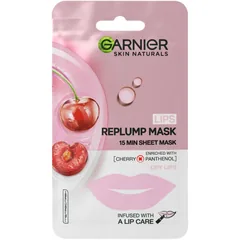 Garnier Replump Mask extra feuchtigkeitsspendende reinigende Textil-Maske für Lippen
